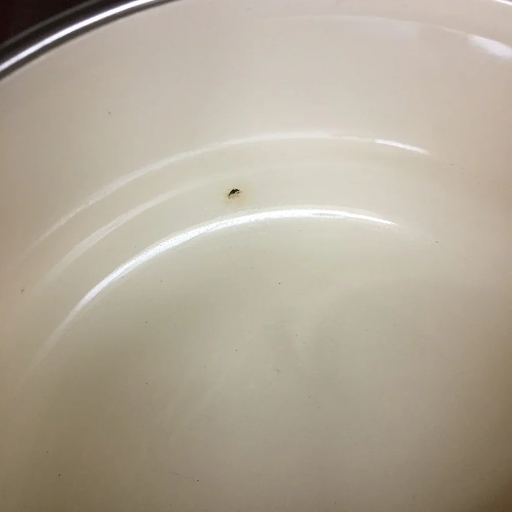 Vintage JC Penney's Kobe Kitchen Floral Enamel Metal Mixing Nesting Bowls